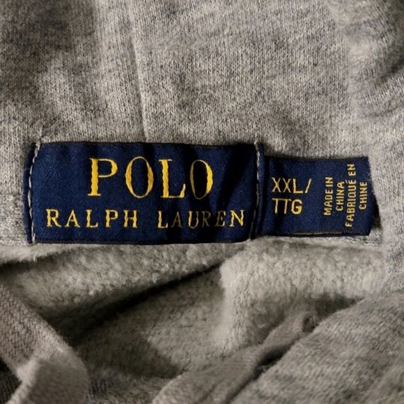 Polo Ralph Lauren Vintage Polo Embroidered Bear Hoodie/Sweater  2013 Men Sz XXL - Picture 5 of 6